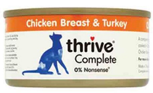 THRIVE Hühnchenbrust & Truthahn 75g Cat Complete 