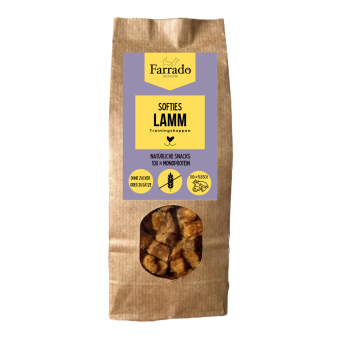 FARRADO Trainingssnacks SOFTIES Lamm - 100% Getreidefrei 200 gr.